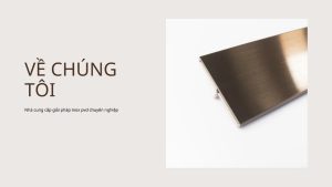 Nẹp Inox và Nẹp Nhôm Hải Dương