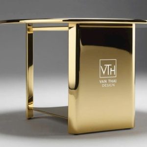 Gia Công Bàn Trà Inox Mạ Đồng 1