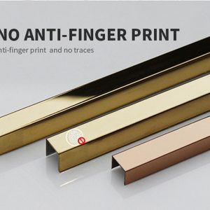 Nẹp Inox U10 Vàng Xước 1