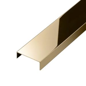 Nẹp Inox U30 Vàng Gương 1