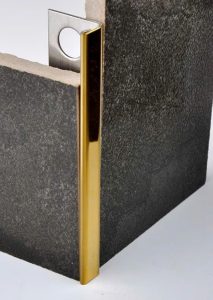 Nẹp Bo Góc Gạch Màu Vàng Đồng 1