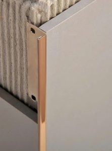 Nẹp Bo Góc Gạch Màu Vàng Đồng 2