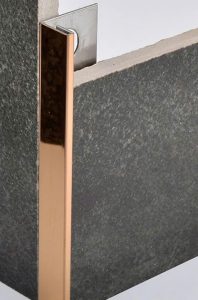 Nẹp Bo Góc Gạch Màu Vàng Đồng 3