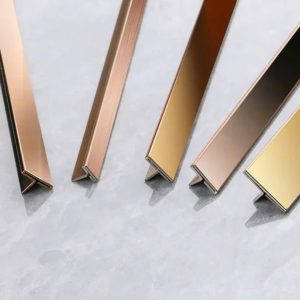 Nẹp T Inox Hồng Bóng 2