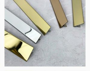 Nẹp T Inox Hồng Bóng 3