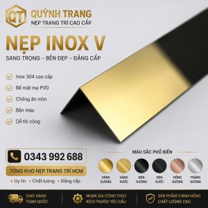 Nẹp Inox Chữ V, T, U Quỳnh Trang TP.HCM 4