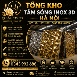 tấm sóng inox 3d quỳnh trang2