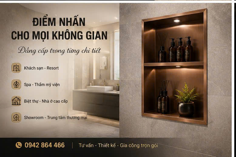 Đặc điểm nổi bật của kho&aacute; hộc inox &acirc;m tường