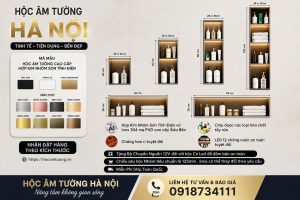 HỘC ÂM TƯỜNG INOX HCM 3