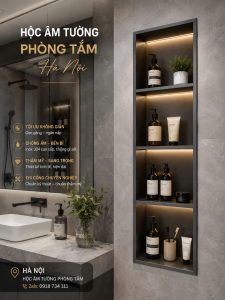 HỘC ÂM TƯỜNG INOX HCM 4