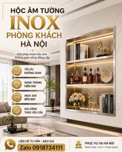 Hộc Âm Tường Inox 304 2