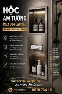 Hộc Inox Âm Tường Hà Nội 2